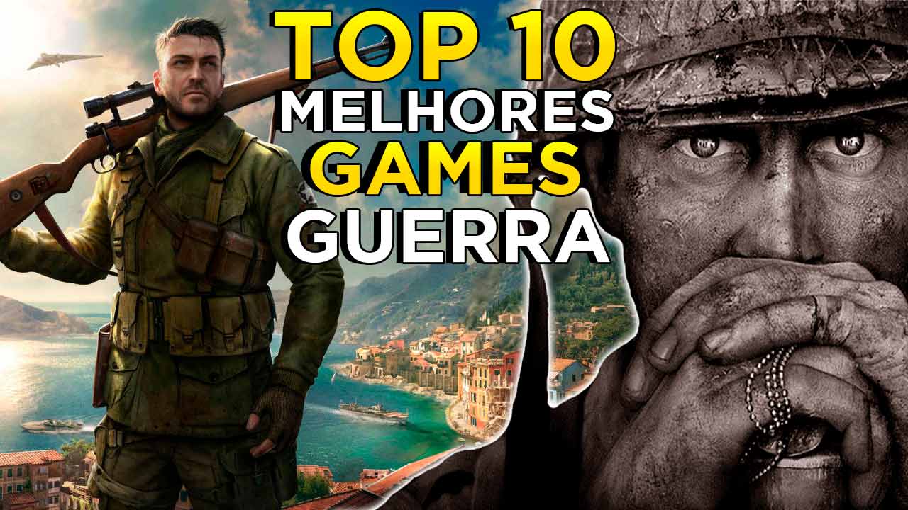 TOP 10 MELHORES JOGOS DE GUERRA 